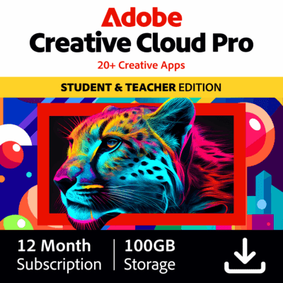 Creative Cloud Pro - Nemenda & Kennara - 1 árs áskrift