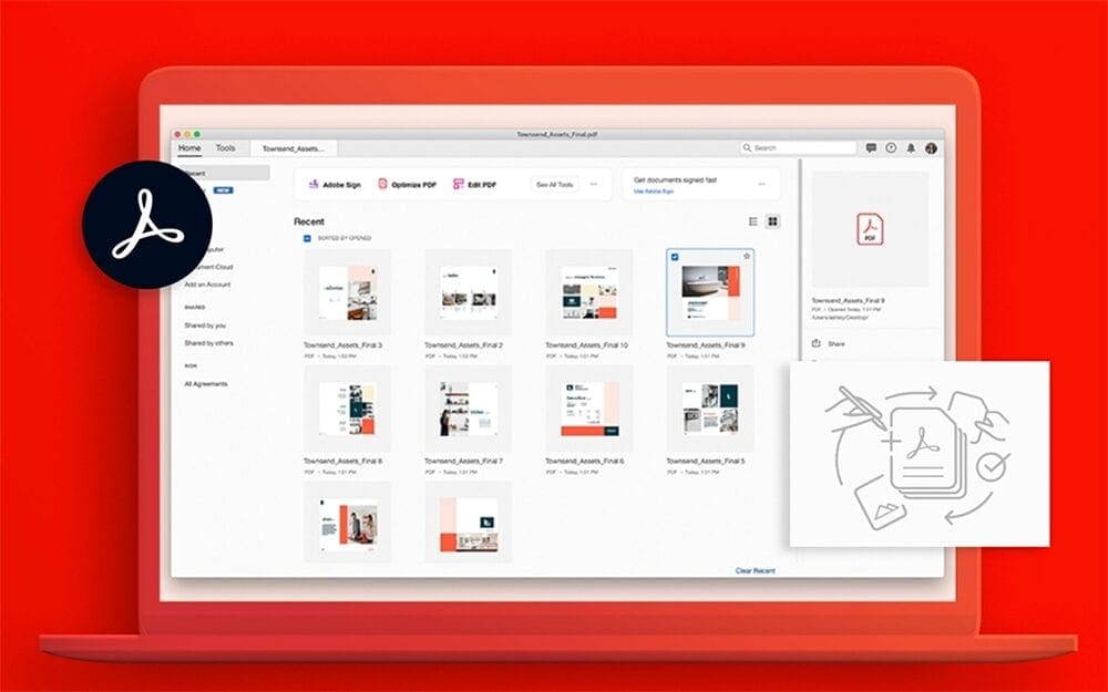 Featur mynd Acrobat web