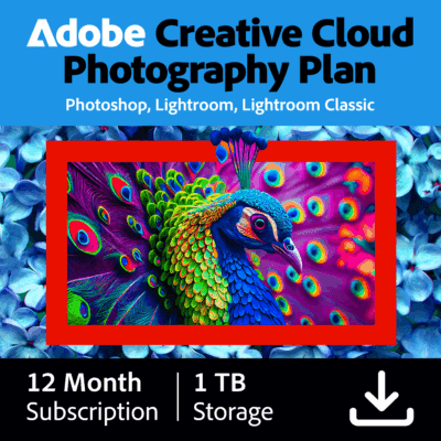 Adobe Photography Plan (1Tb skýja hýsing)